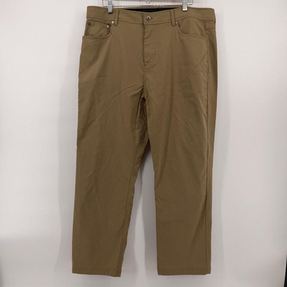 Gerry Mens Tan Nylon Spandex Stretch Outdoor Hiking Pants 38x27.5